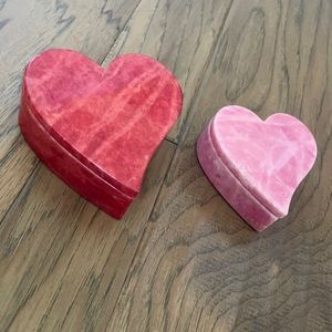 Stone Jewelry Box Heart